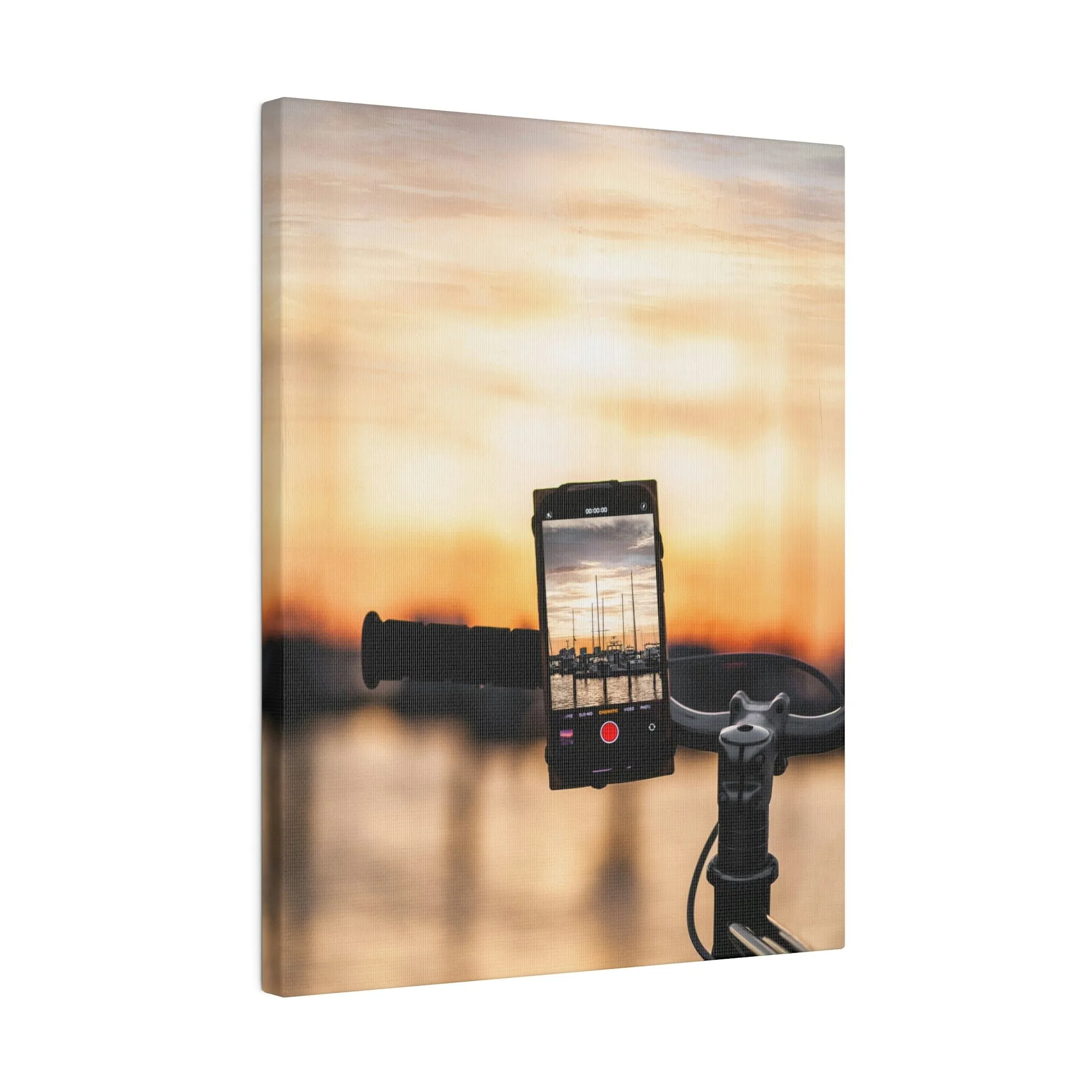 Bikers View Matte Canvas