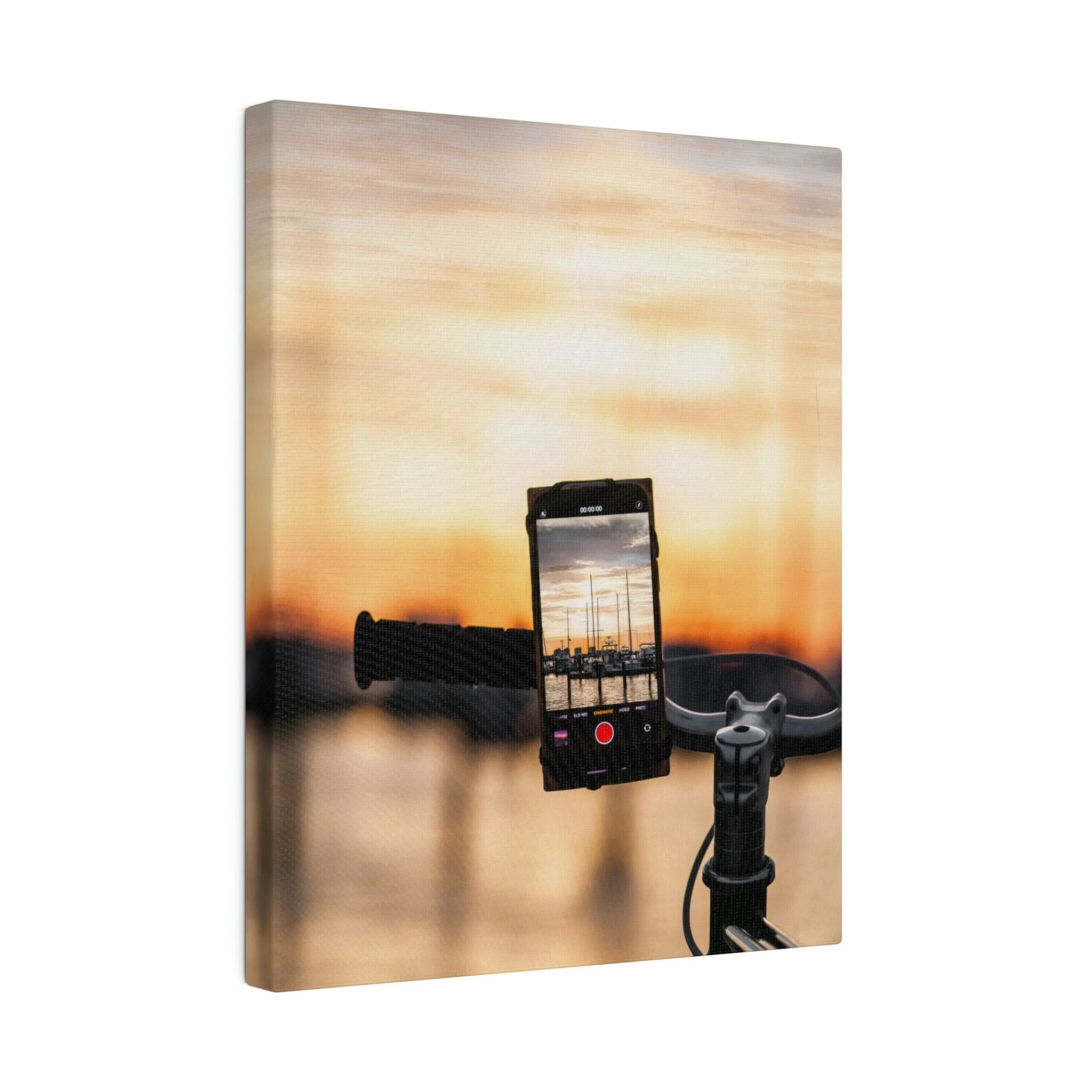 Bikers View Matte Canvas