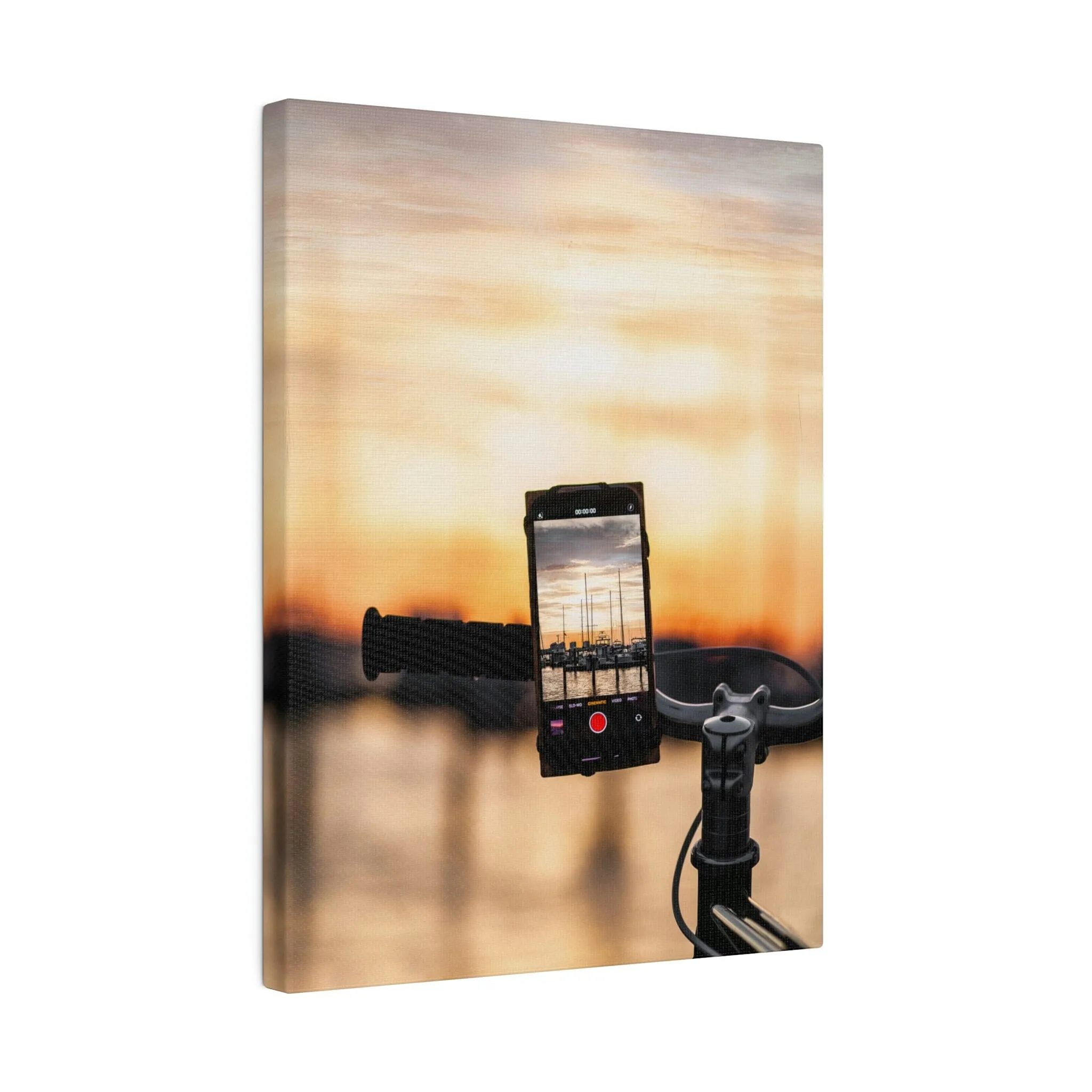 Bikers View Matte Canvas