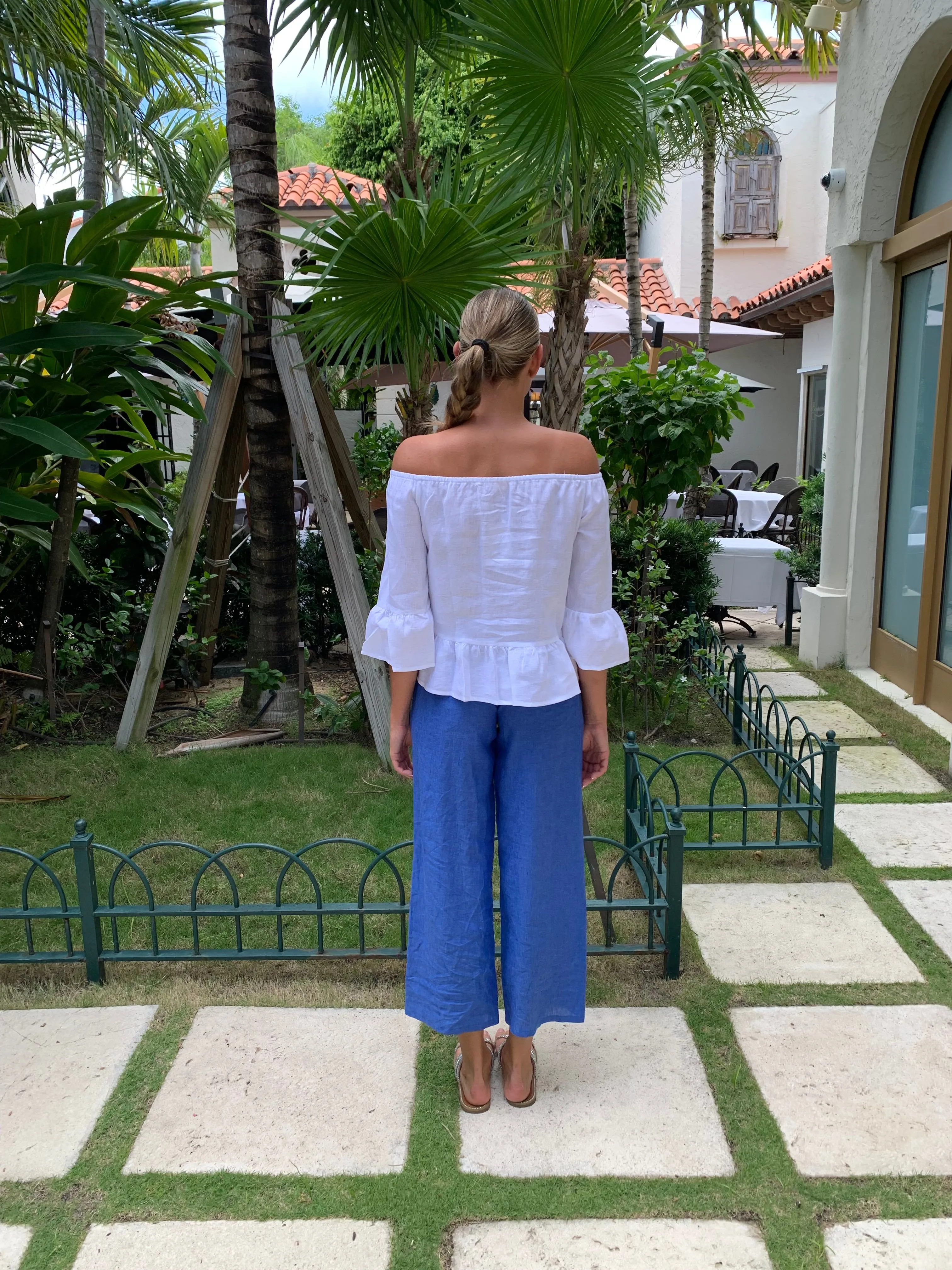 Bolero El Scollo Linen Top