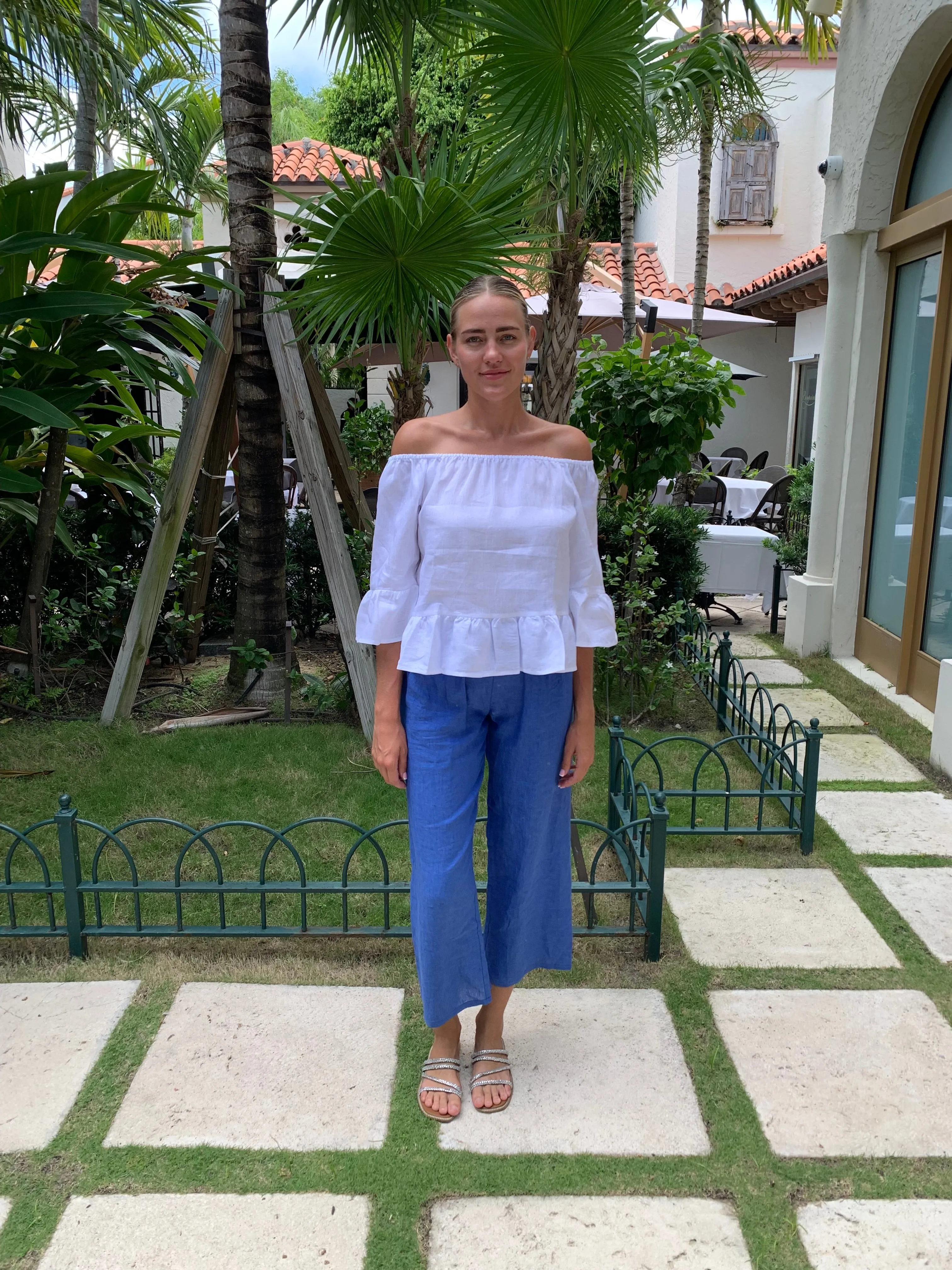 Bolero El Scollo Linen Top