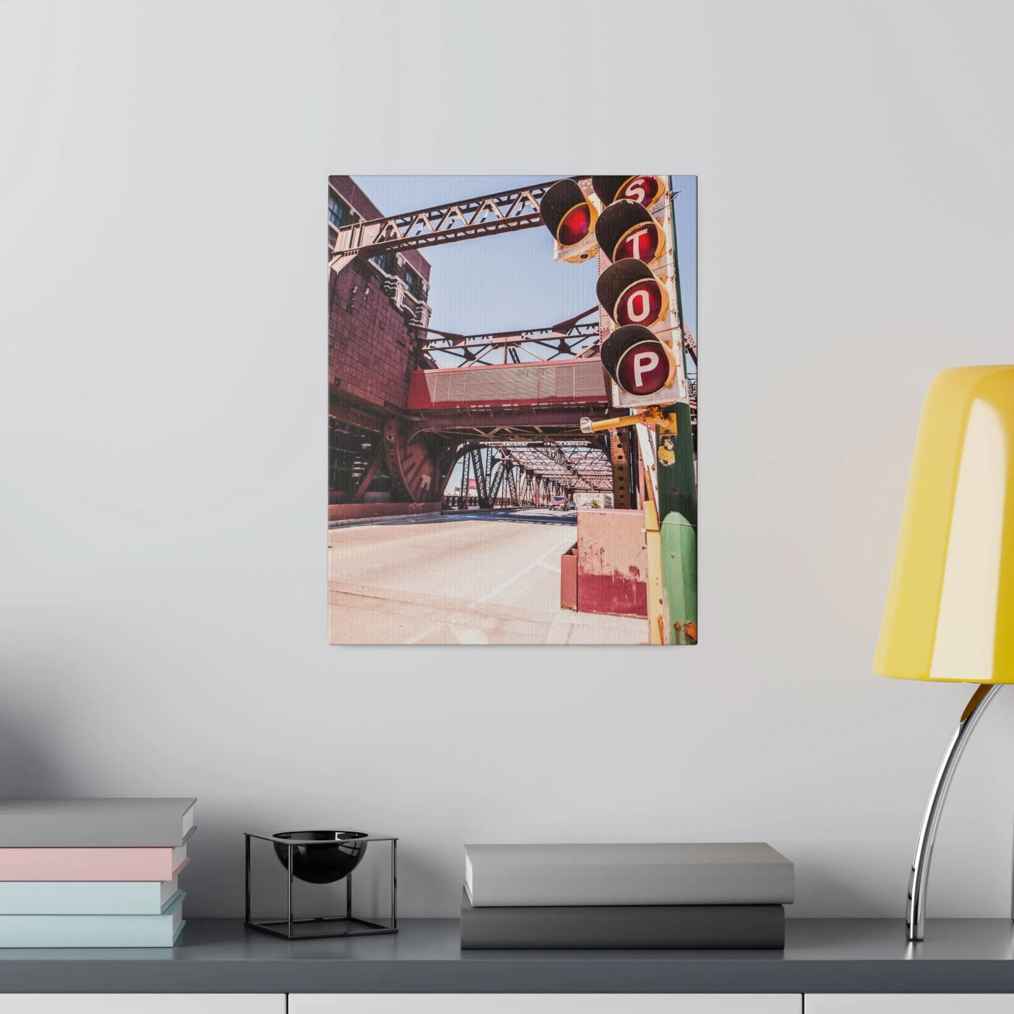 Bridge Stop Matte Canvas