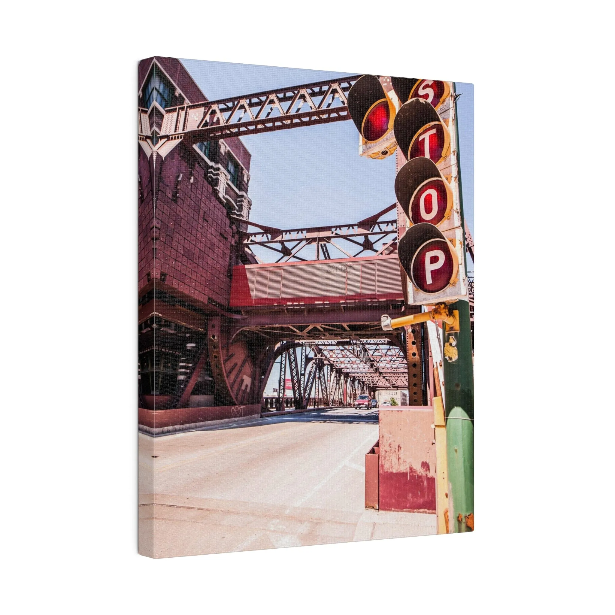 Bridge Stop Matte Canvas