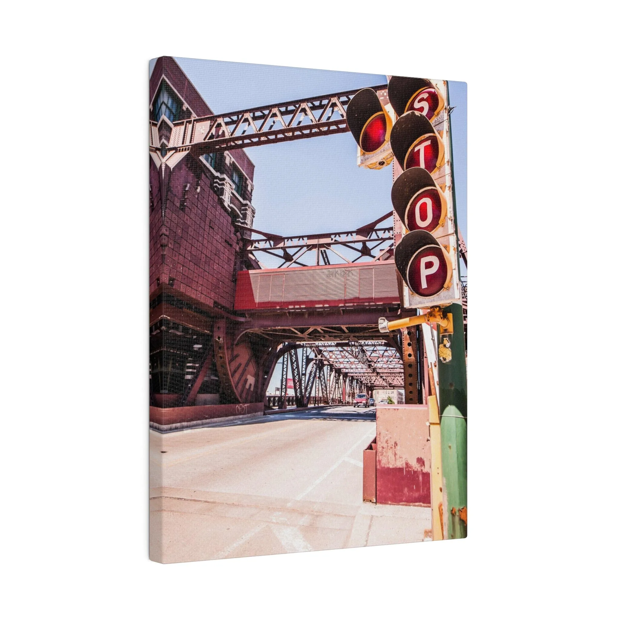Bridge Stop Matte Canvas