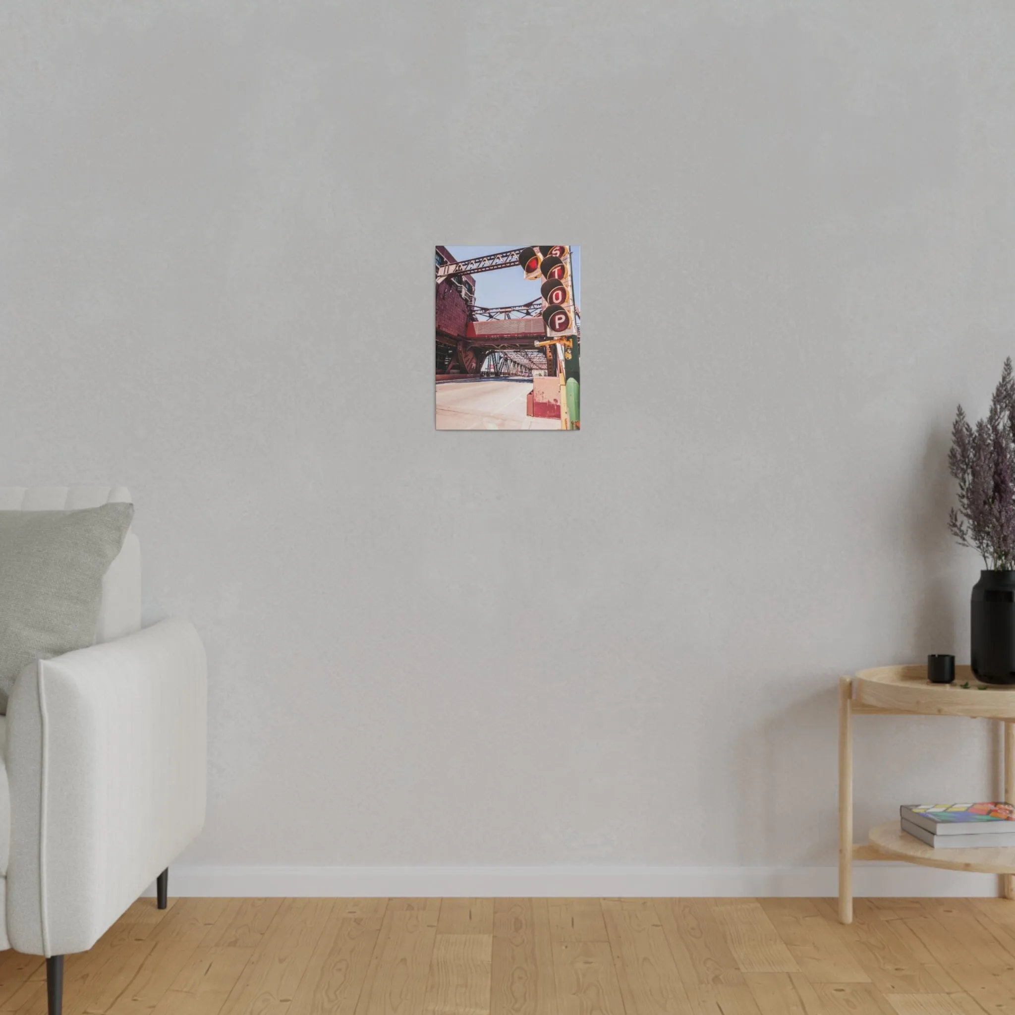 Bridge Stop Matte Canvas