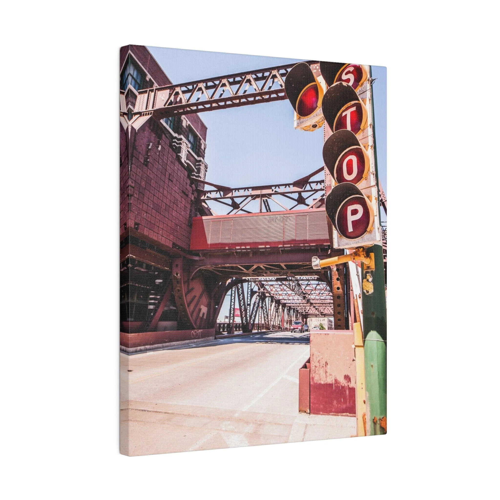 Bridge Stop Matte Canvas