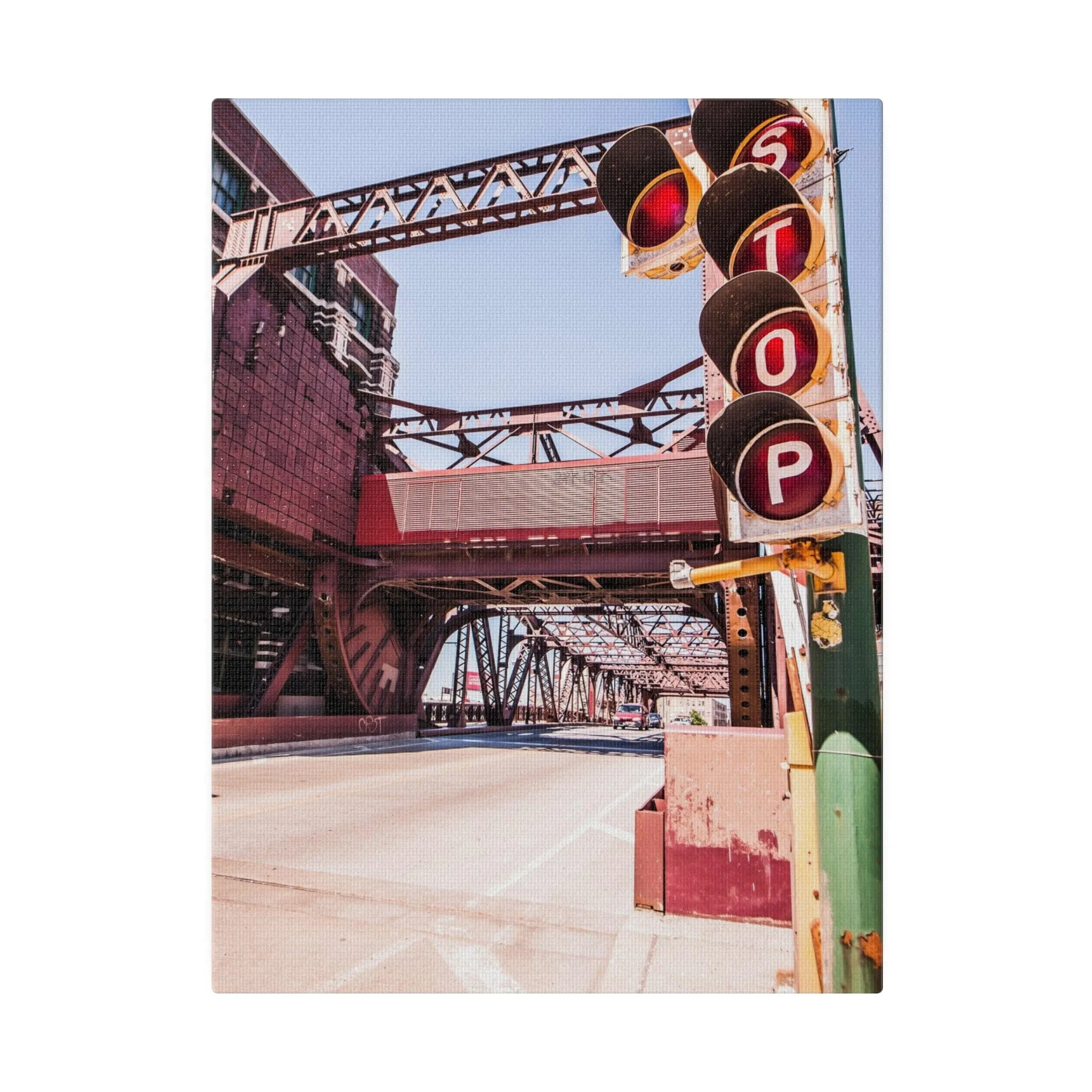 Bridge Stop Matte Canvas