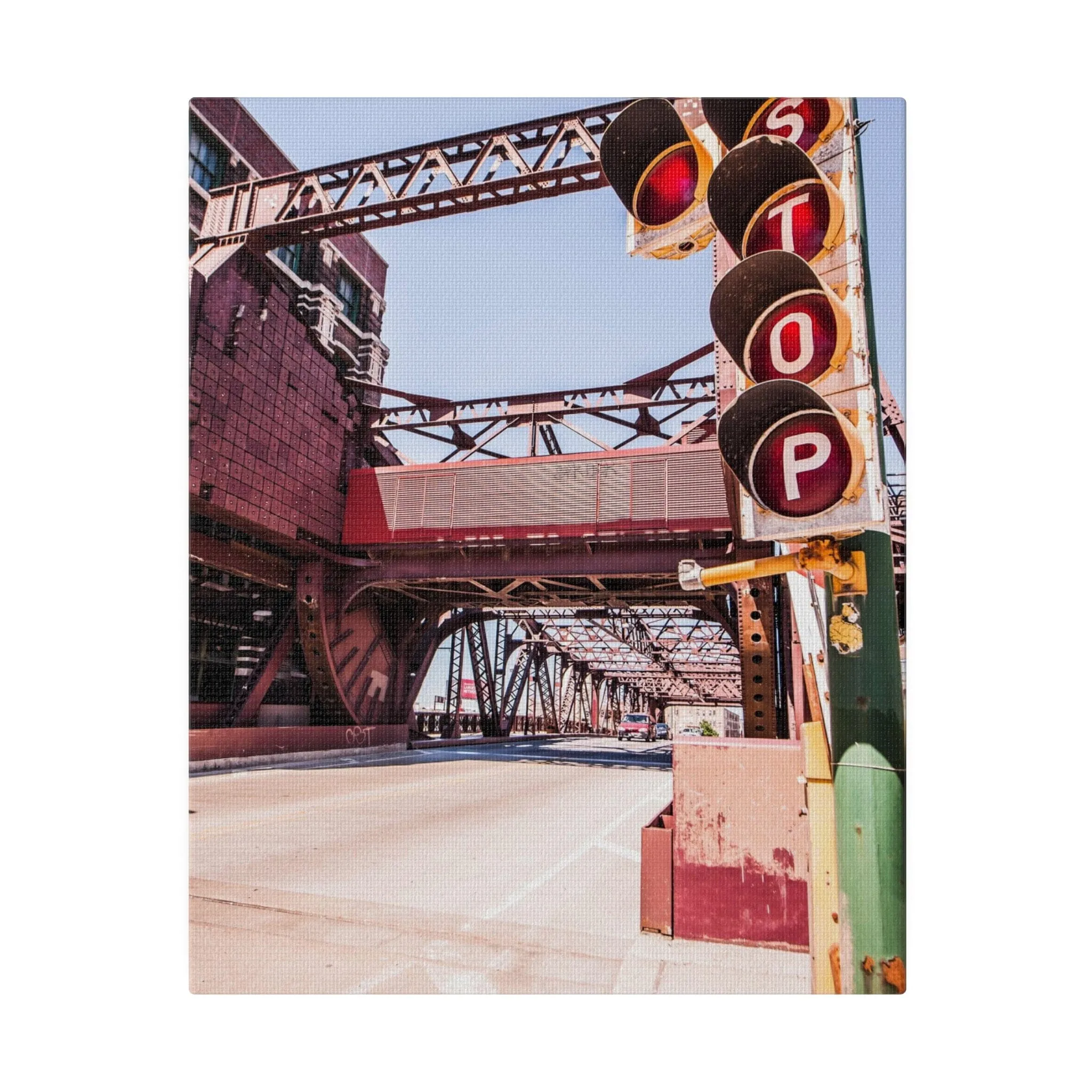 Bridge Stop Matte Canvas