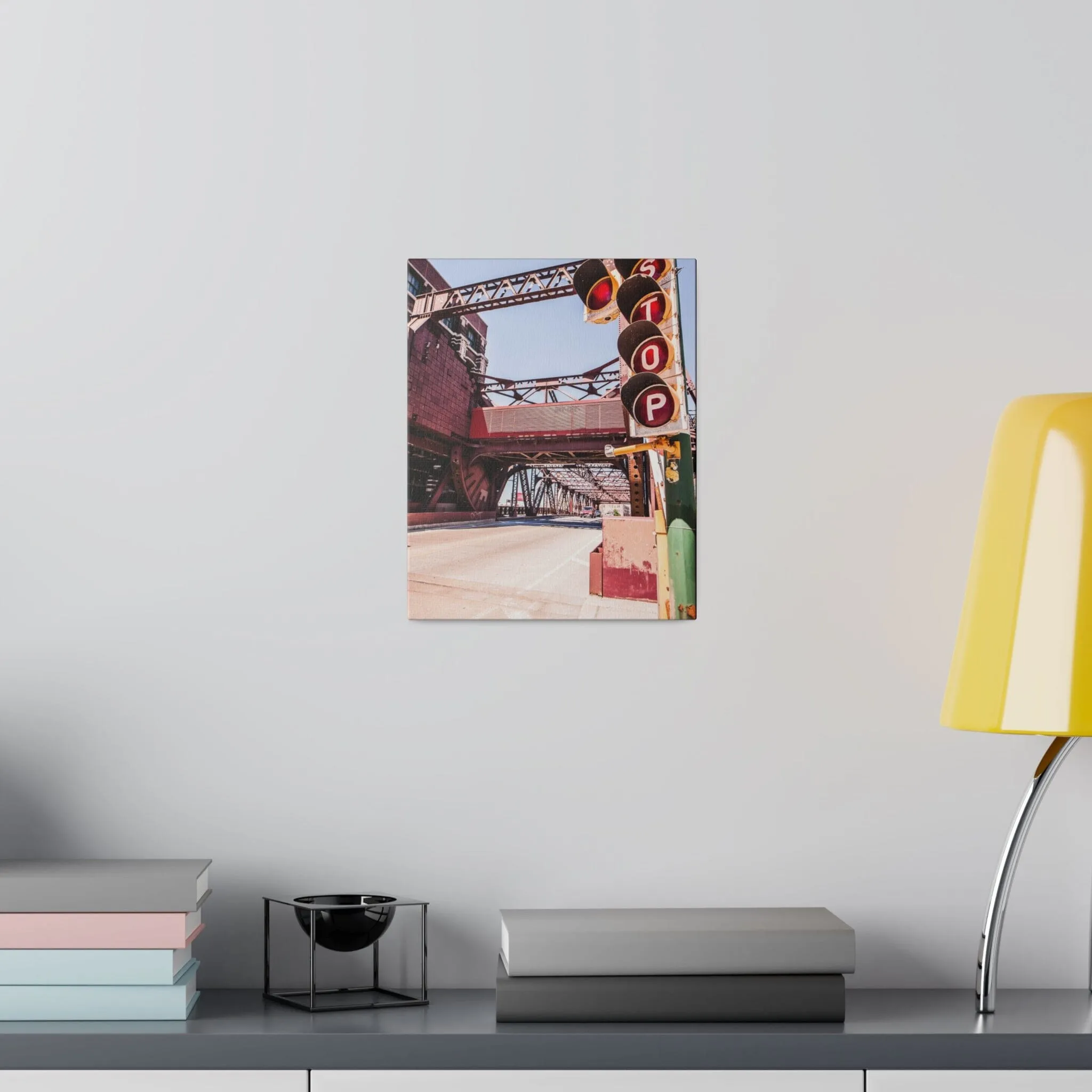 Bridge Stop Matte Canvas