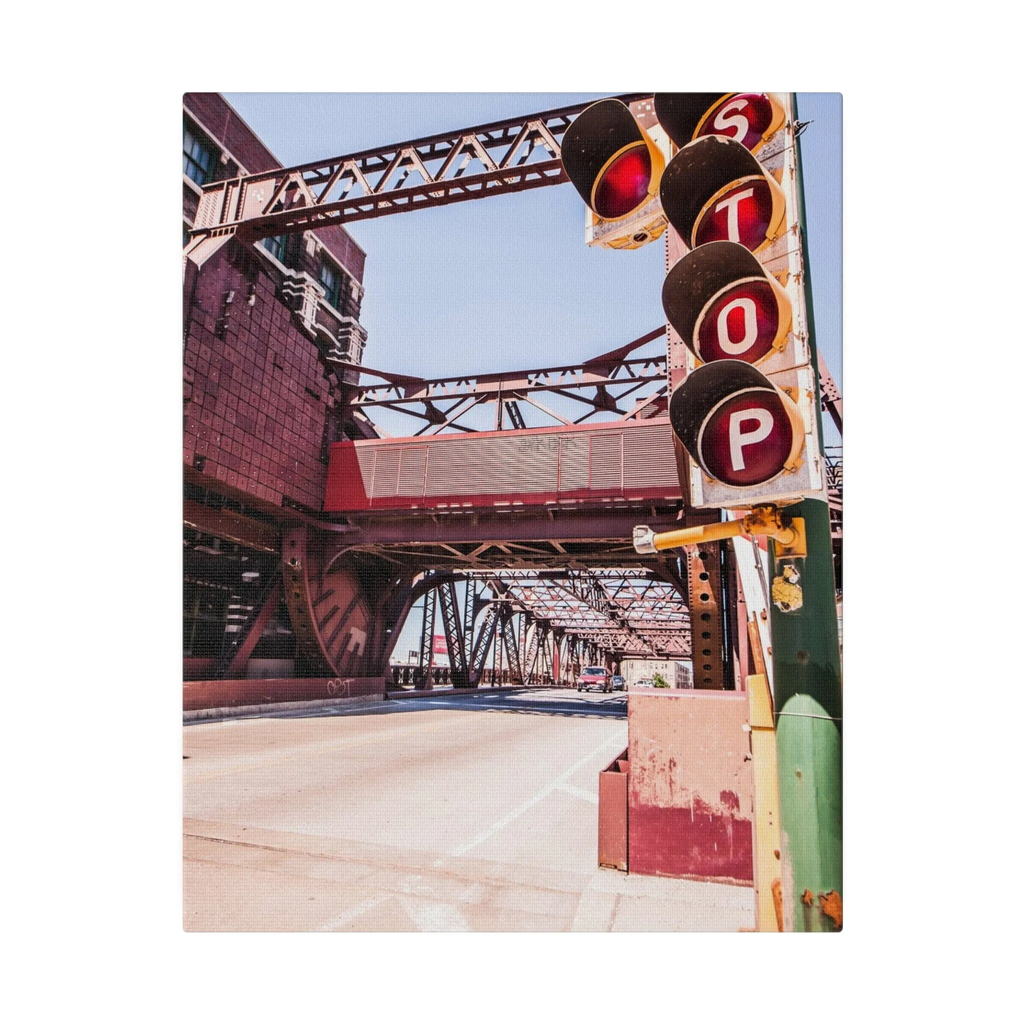 Bridge Stop Matte Canvas