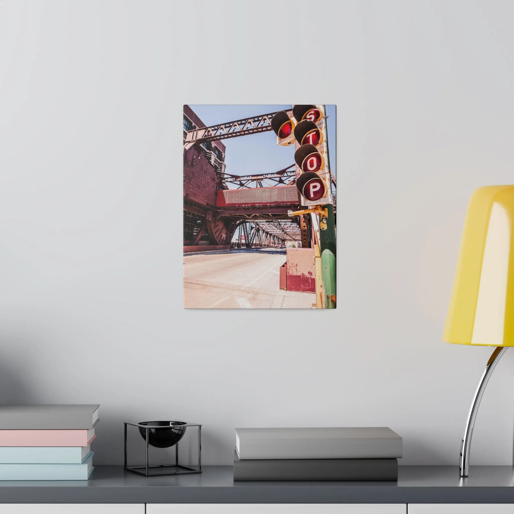 Bridge Stop Matte Canvas