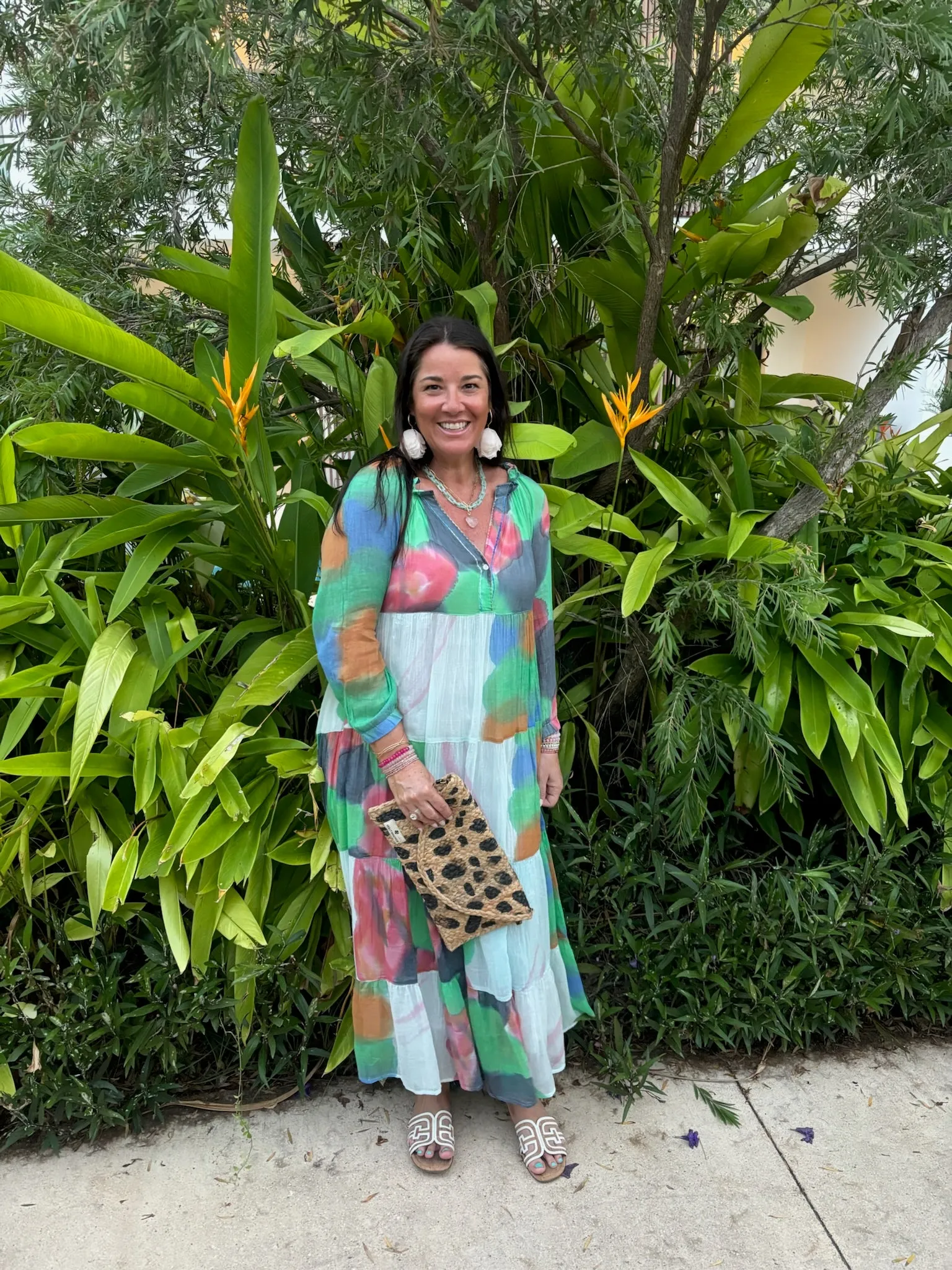 Cezanne Tiered Maxi Dress | Emerald
