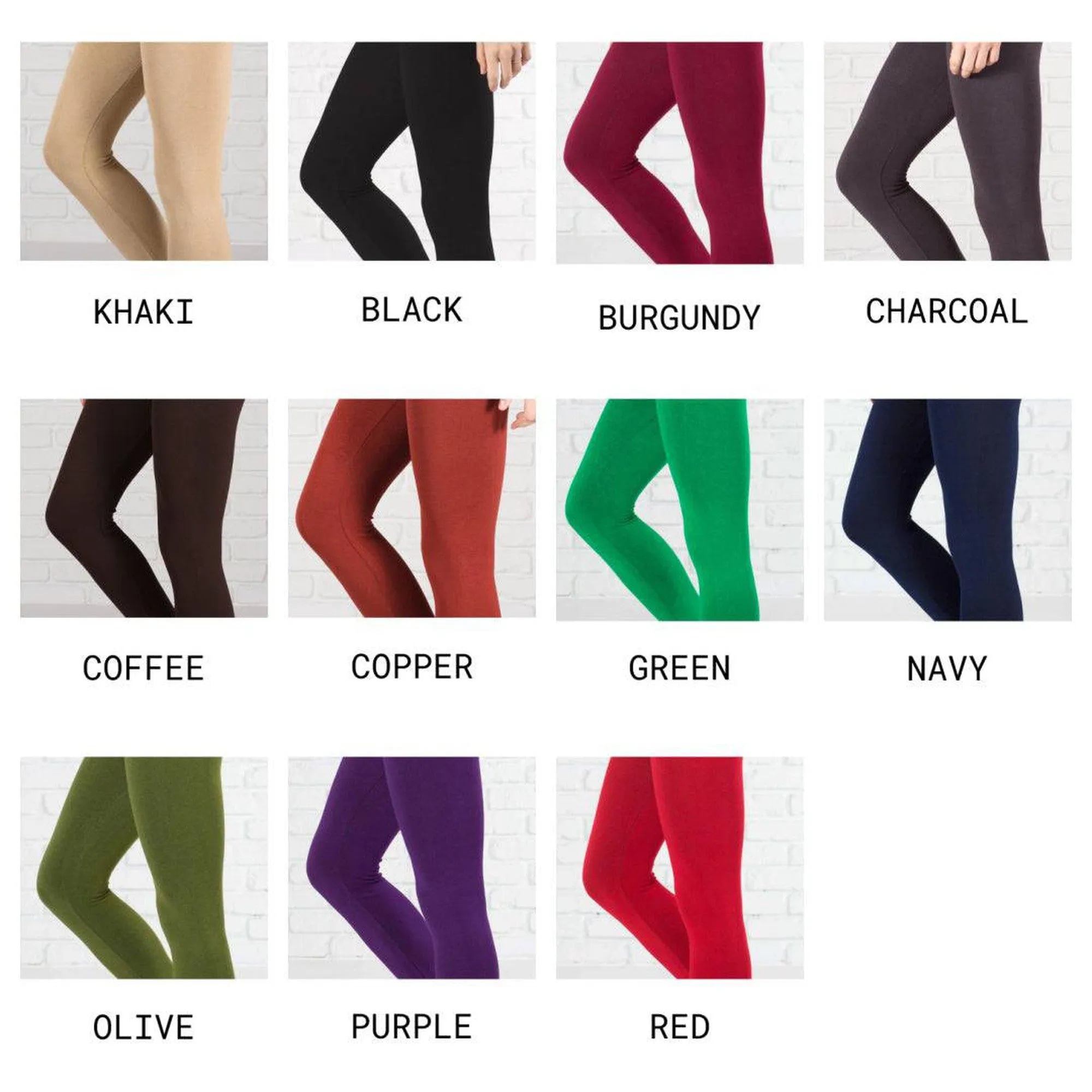 Compression Non-Lined Tummy Control Leggings (Yelete)