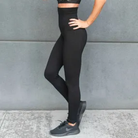 Compression Non-Lined Tummy Control Leggings (Yelete)