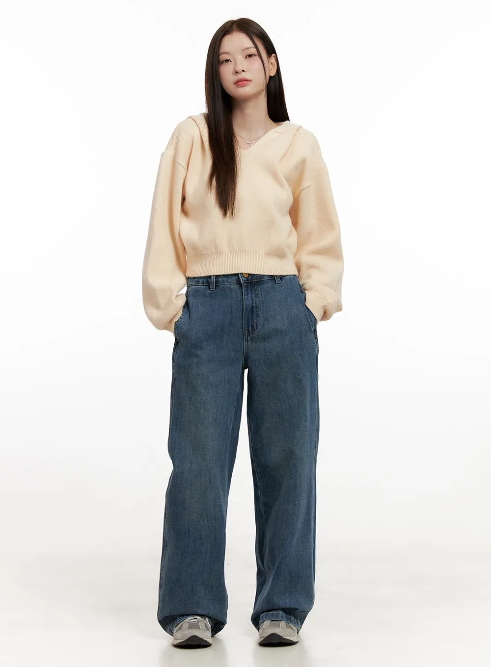 Crystal Wide-Leg Jeans ON422