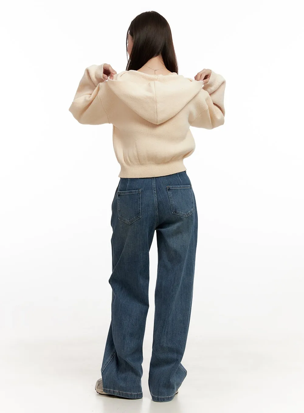 Crystal Wide-Leg Jeans ON422
