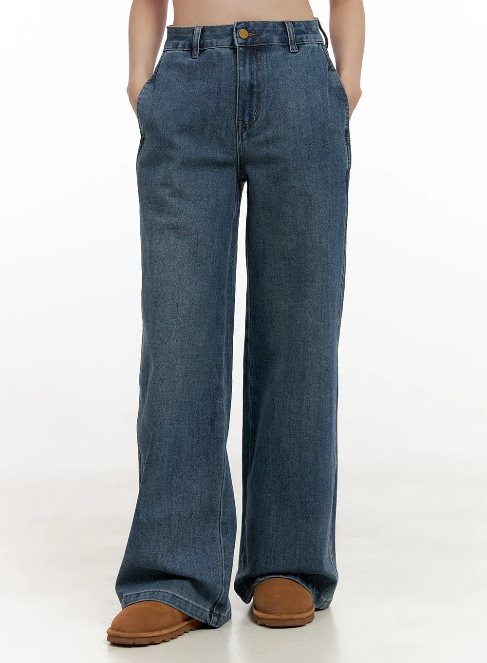 Crystal Wide-Leg Jeans ON422