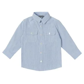 Denim Long-Sleeve Shirt.