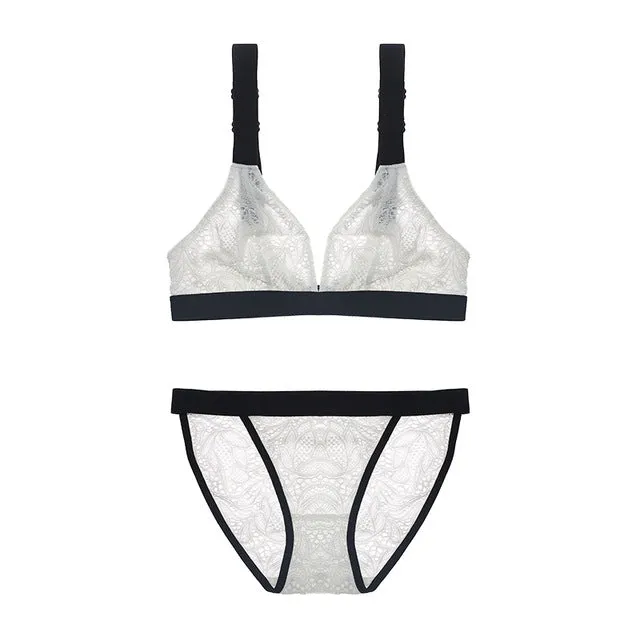 French Ultrathin Bra Set