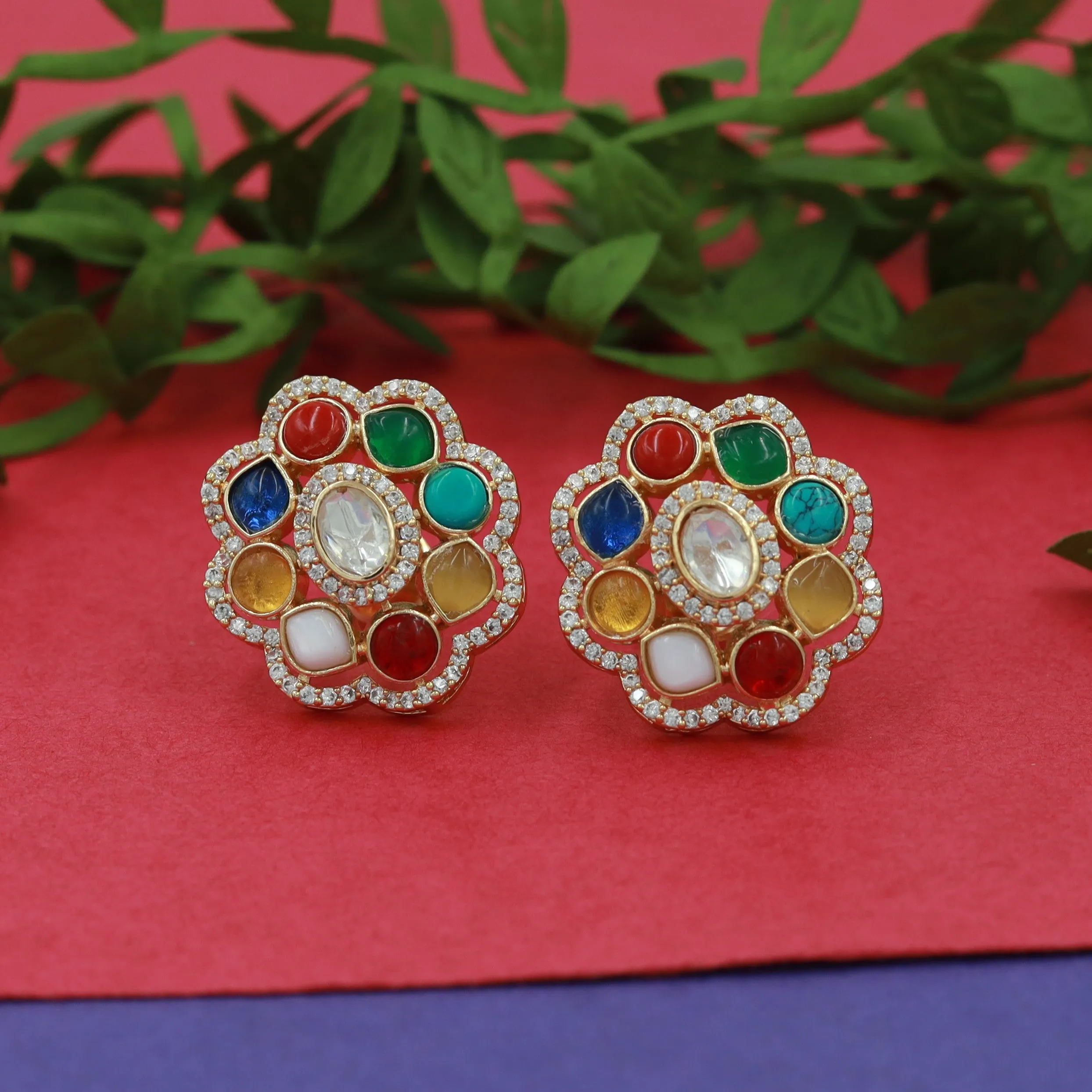 Gold Plated Tops/Studs 15779-28