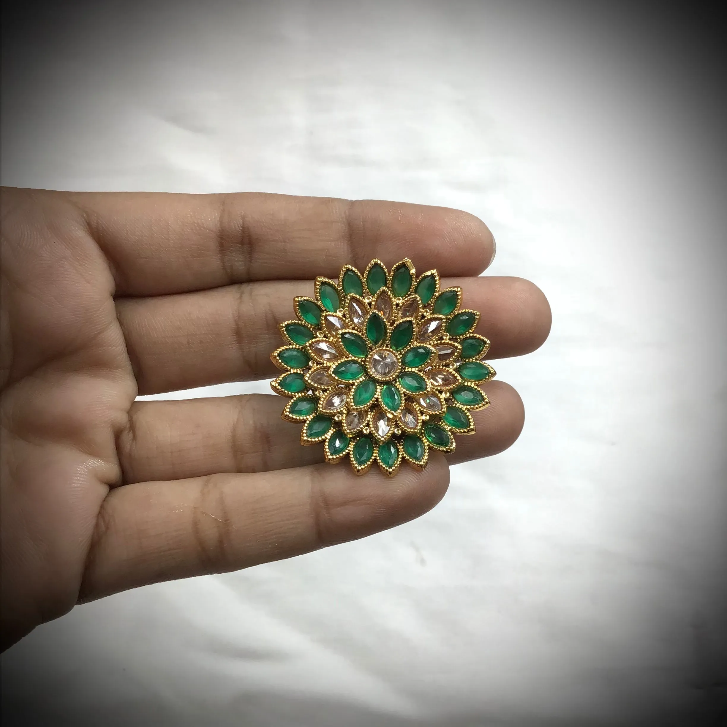 Green Gold Look Earring 18698-5880