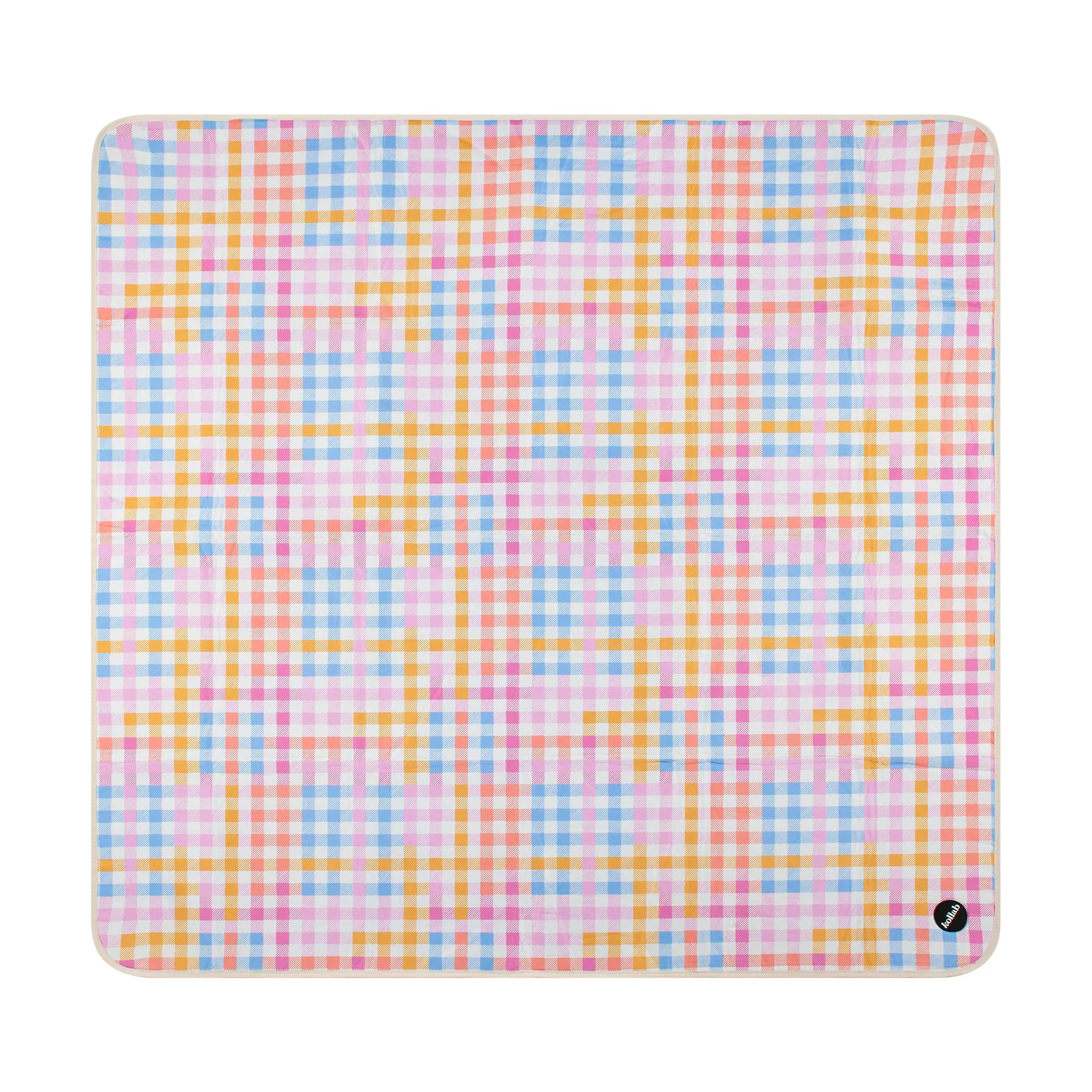 Holiday Medium Mat Rainbow Check