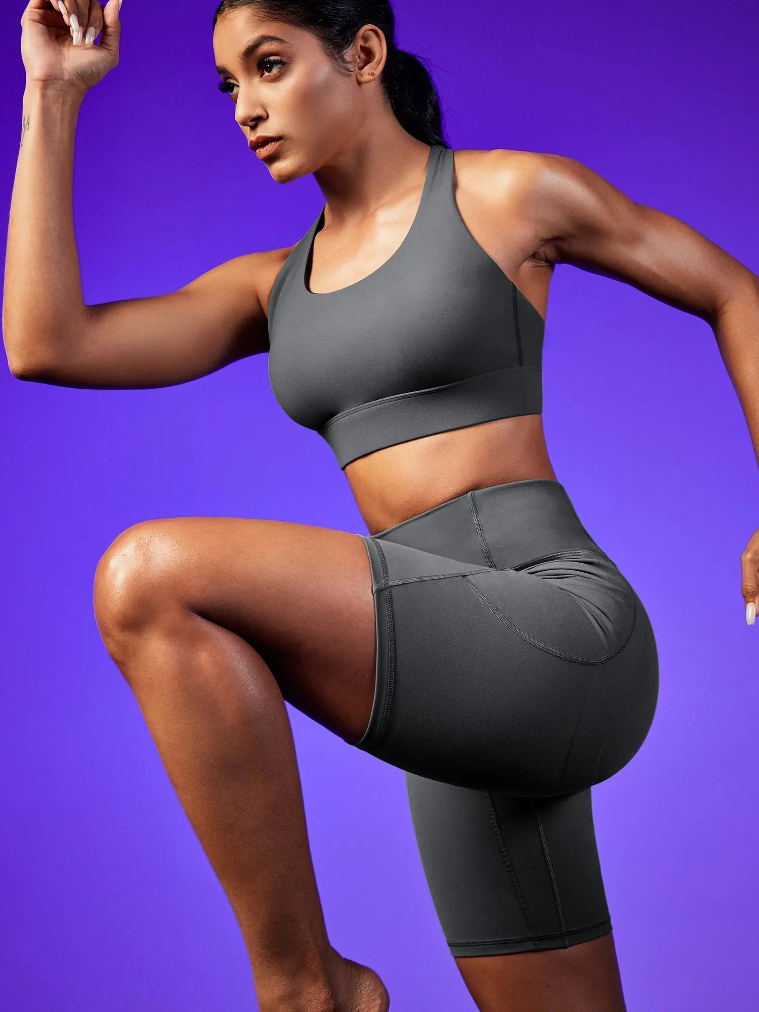 IUGA PowerTight™ Scrunch Butt Lifting Seamless Shorts 6''