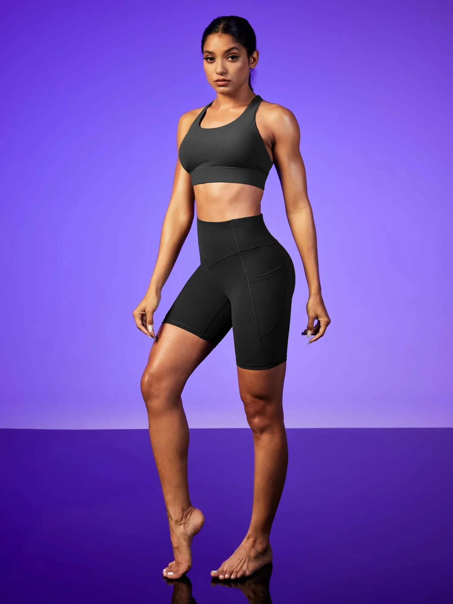 IUGA PowerTight™ Scrunch Butt Lifting Seamless Shorts 6''