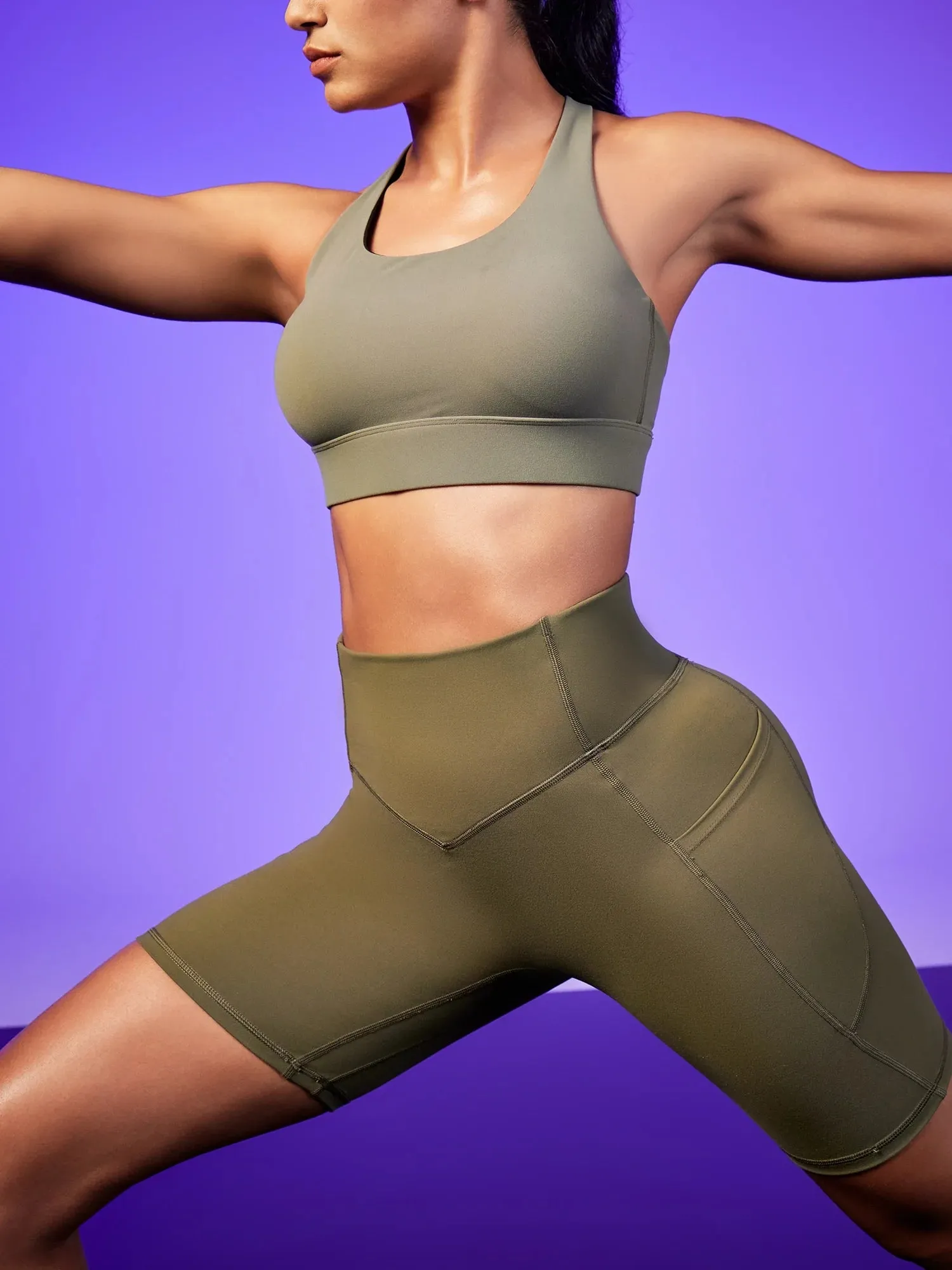 IUGA PowerTight™ Scrunch Butt Lifting Seamless Shorts 6''