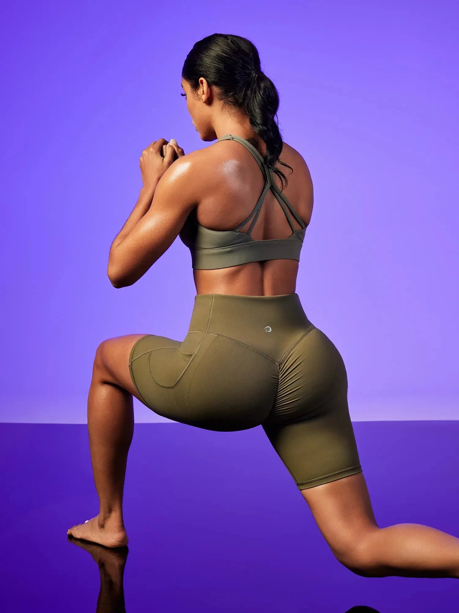 IUGA PowerTight™ Scrunch Butt Lifting Seamless Shorts 6''