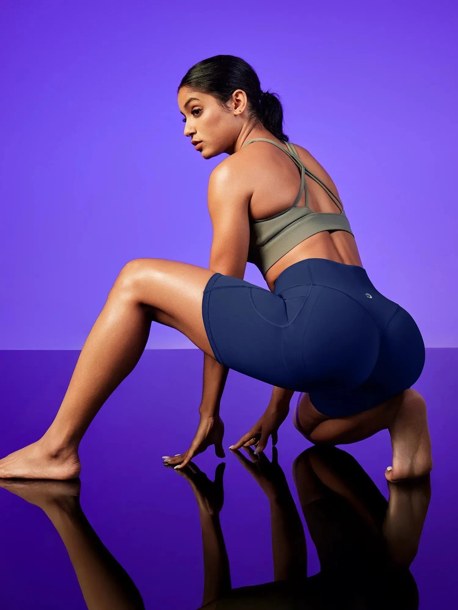 IUGA PowerTight™ Scrunch Butt Lifting Seamless Shorts 6''