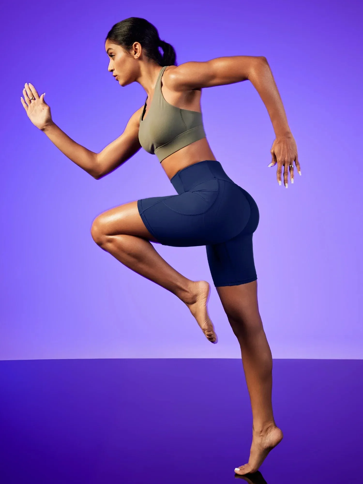 IUGA PowerTight™ Scrunch Butt Lifting Seamless Shorts 6''