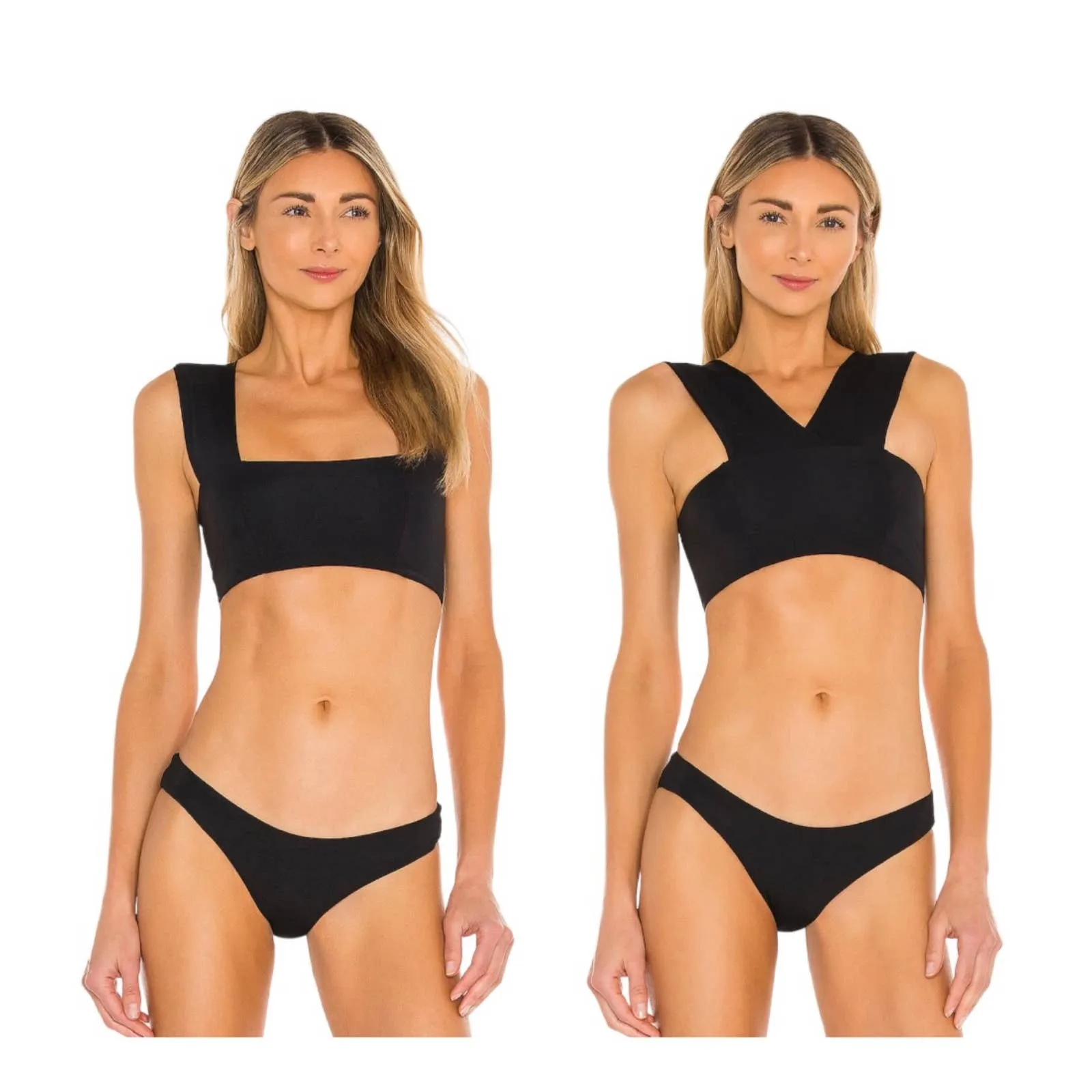 L*SPACE Revolve Convertible Set Parker Bikini Top D Cup Estella Bottom M New