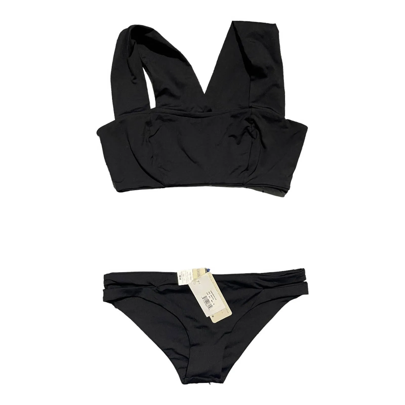 L*SPACE Revolve Convertible Set Parker Bikini Top D Cup Estella Bottom M New