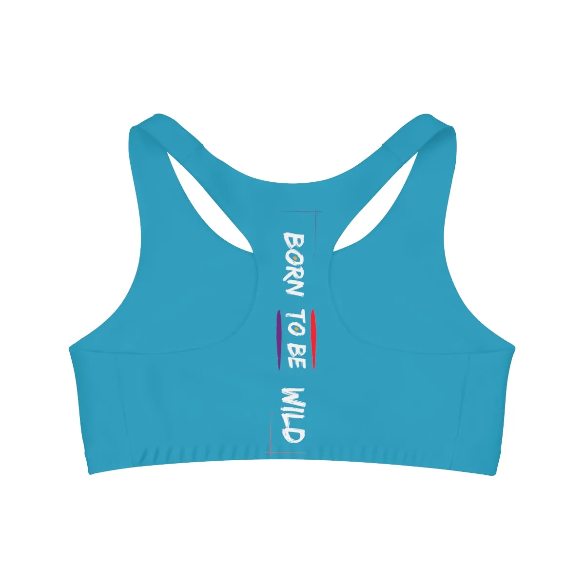 Sports Bra (Born to be wild) Turquoise